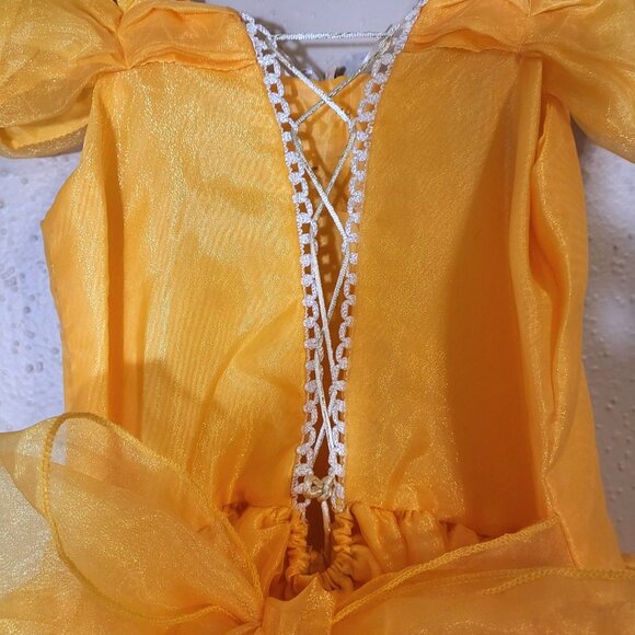 DISNEY Beauty And The Beast, Princess Belle Costume SIZE 6 - Picture 4 of 9